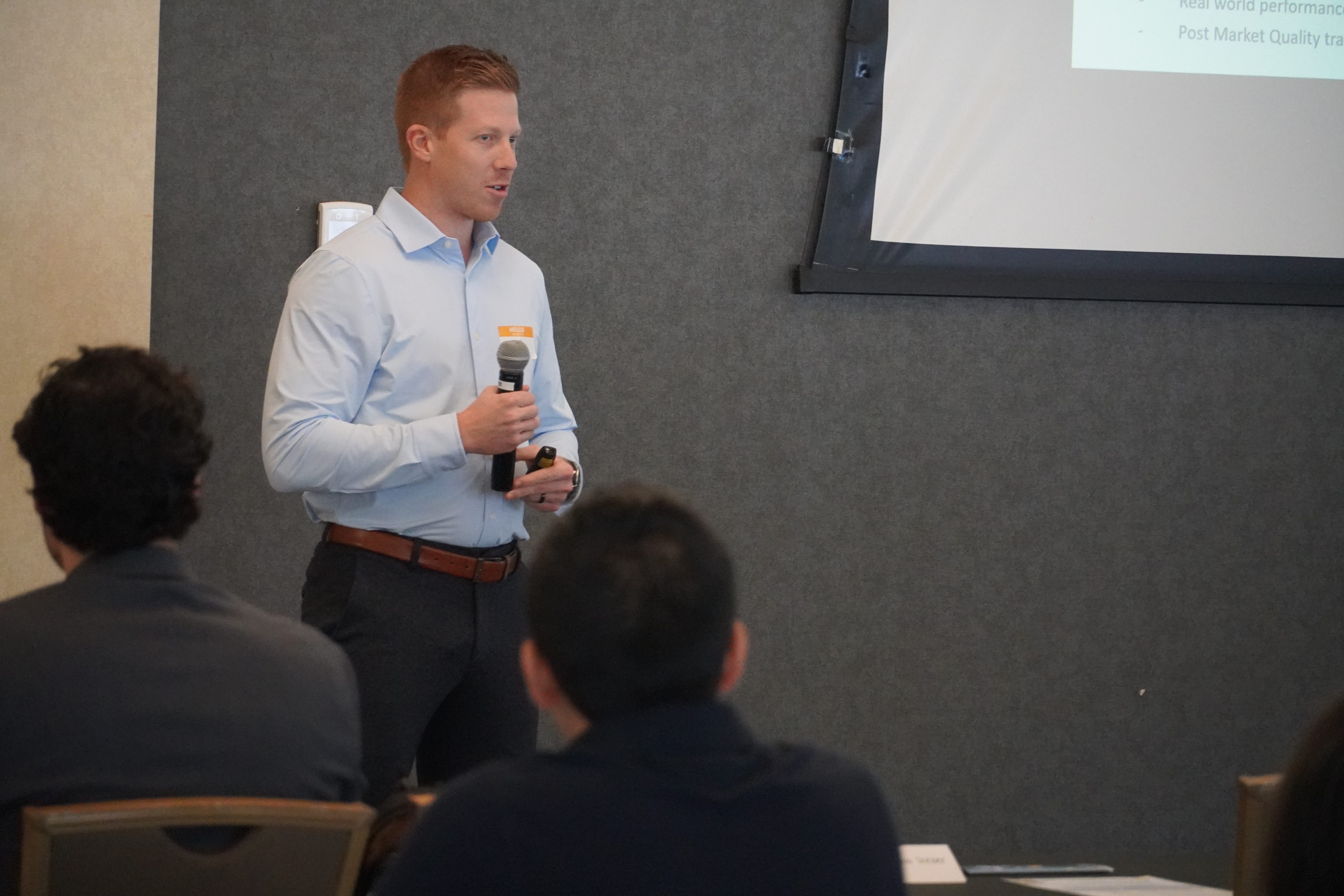 An industry presentation