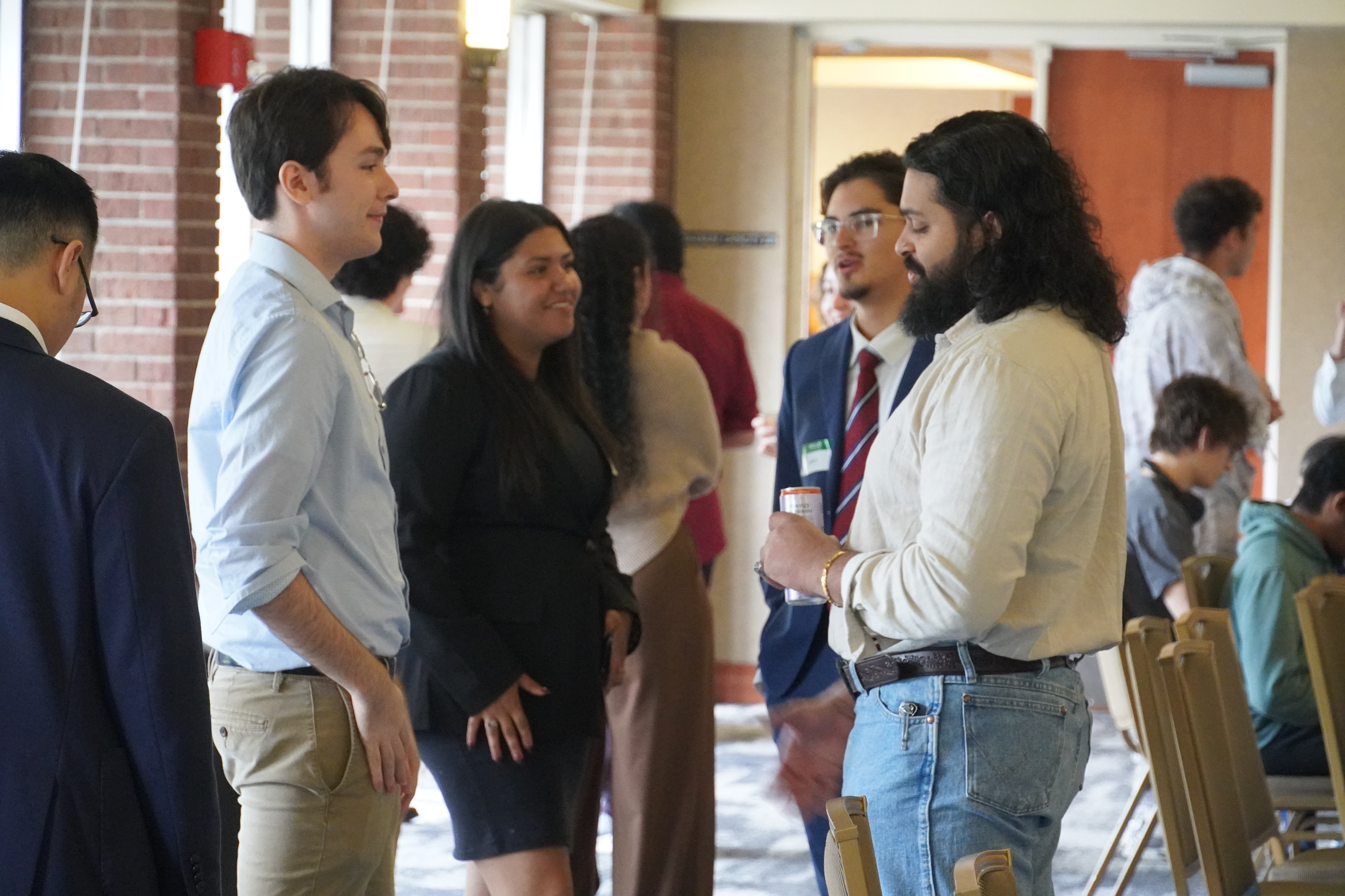 Meeting fellow attendees